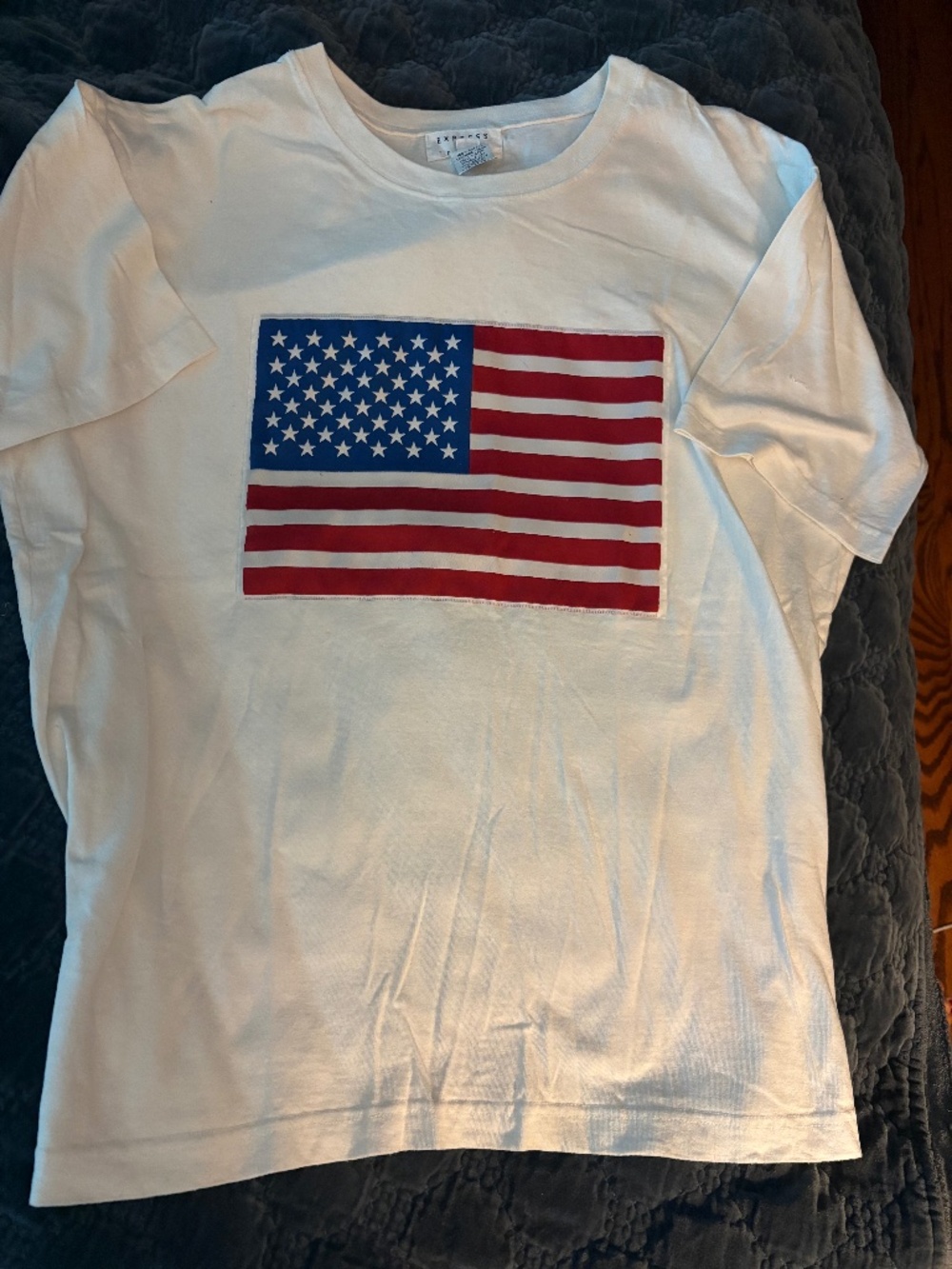 Express Tricot - one size - American Flag Shirt - 100% cotton -